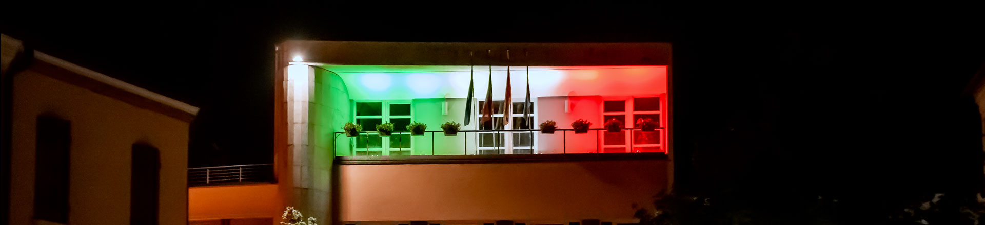 Municipio Illuminato tricolore 