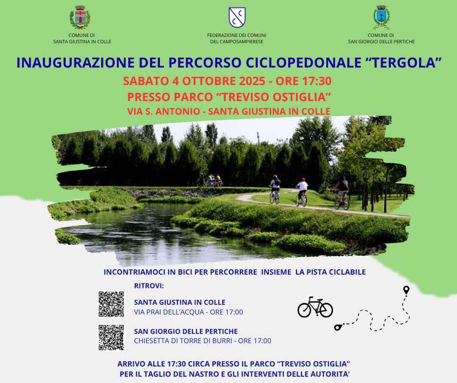 FB Inaugurazione Pista Ciclabile Tergola