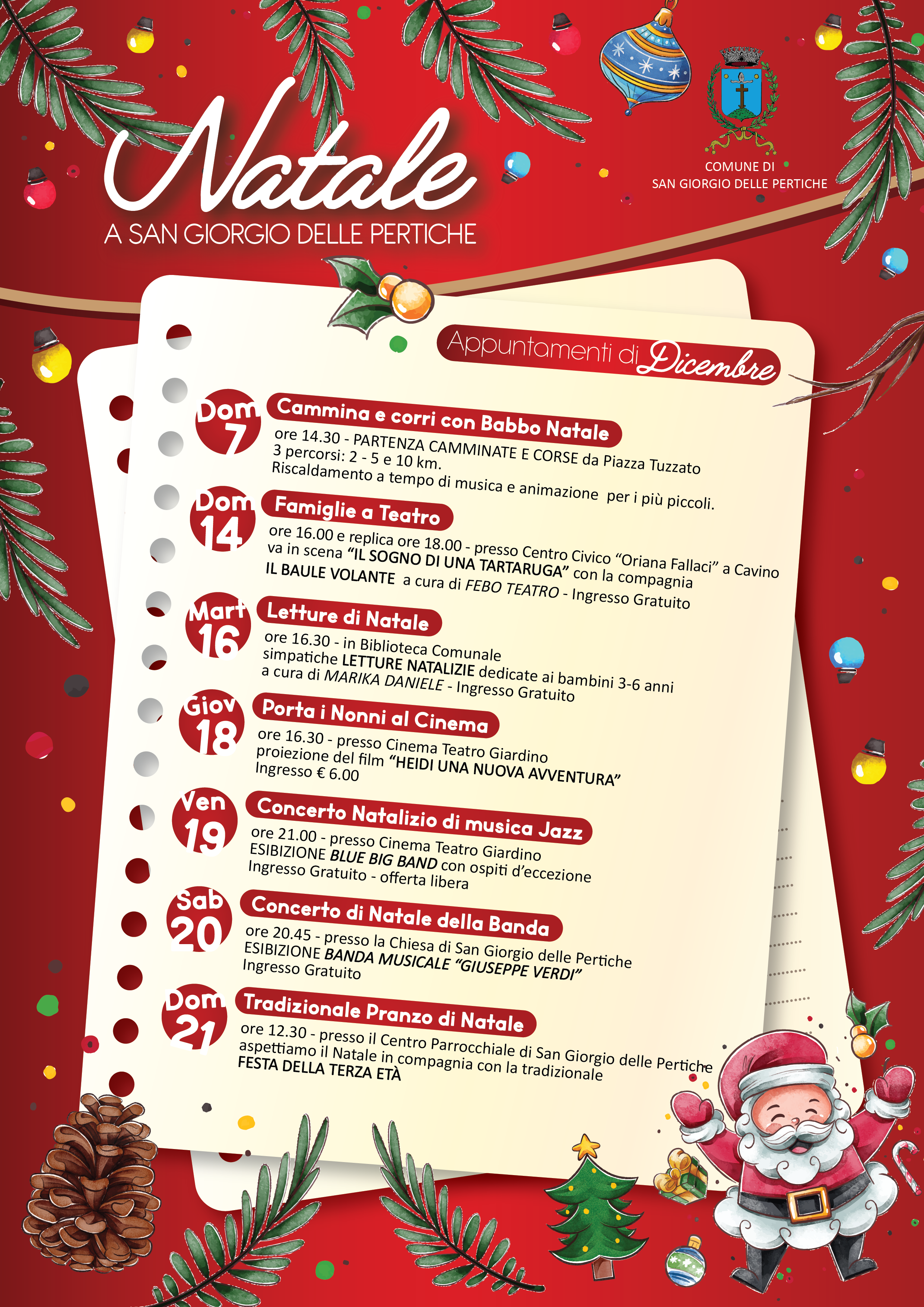 volantino eventi natale